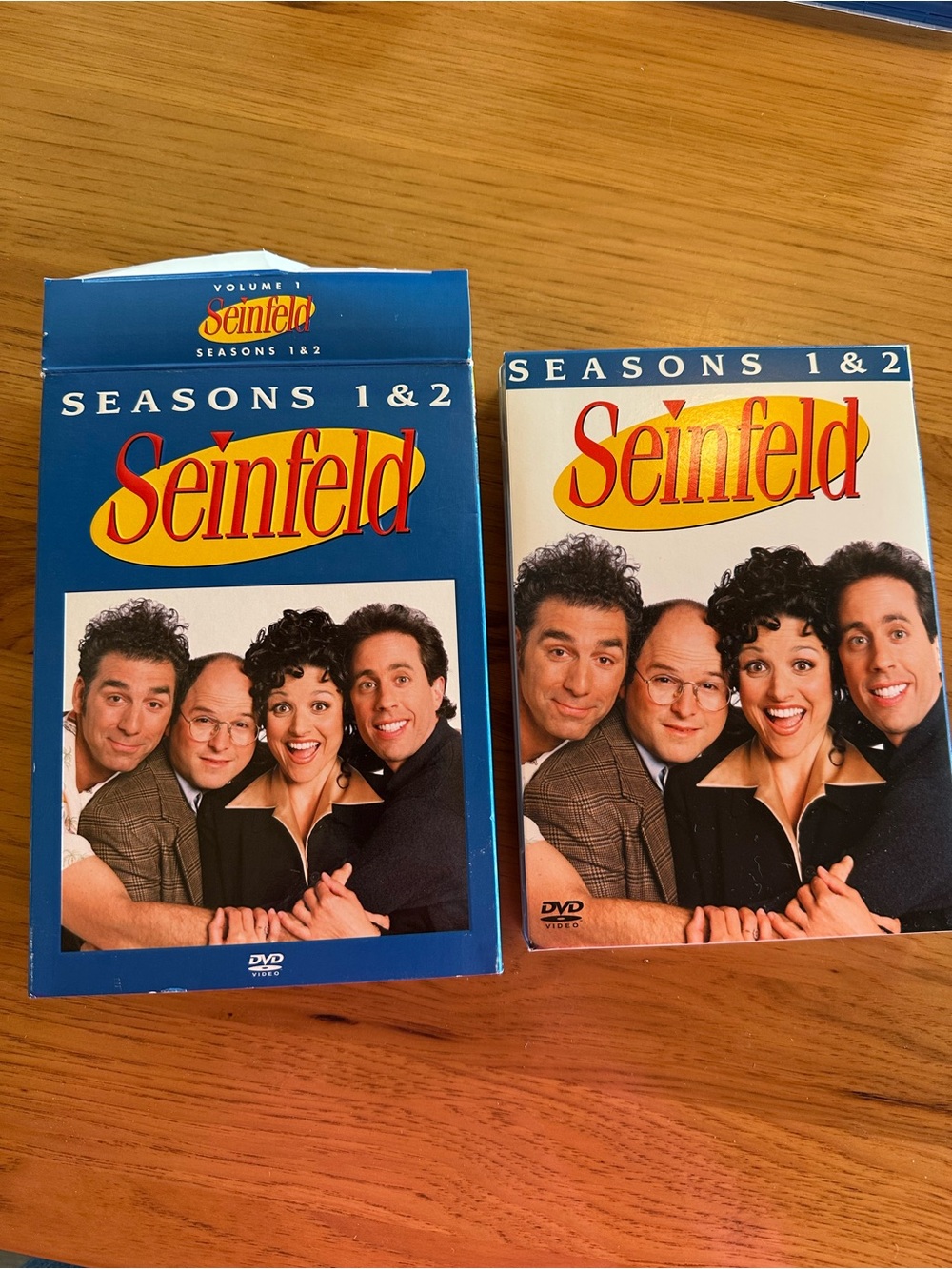 Seinfeld Seasons 1 & 2 DVD Box Set - Blue and Cream